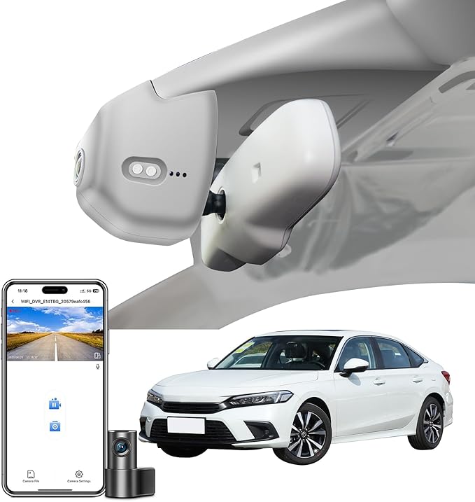 11th Gen Civic: Stealth 4K OEM Dash Cam | CARtharsis : Premium Auto Detailing & Tech