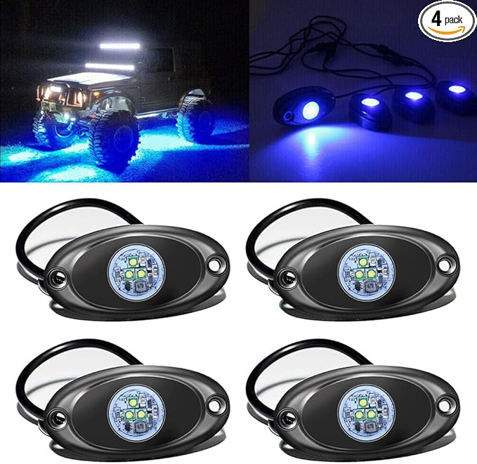 Master Off-Road Style: Blue LED Rock Lights | CARtharsis : Premium Auto Detailing & Tech