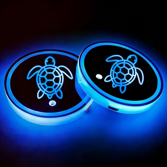 Instant Car Mood Hack: Turtle LED Coasters | CARtharsis : Premium Auto Detailing & Tech
