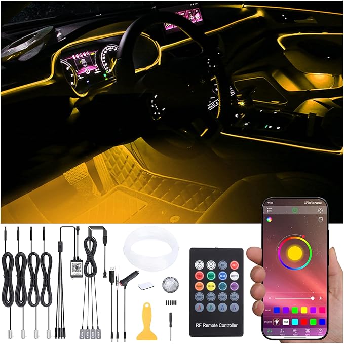 Luxury Car Interior: Smart Ambient Lighting | CARtharsis : Premium Auto Detailing & Tech