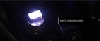 2 Piece Color Ultra USB Plug In Mini LED Car Interior Ambient Lighting Lamp Kit (BLUE)
