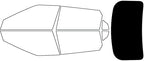 Avery Dennison NR Nano Ceramic IR Window Tint Kit Compatible with Kia EV6 2022-2024 - Rear Windshield Precut Kit - 5%