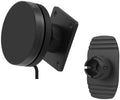 Scosche MagicMount Elite Qi2 Wireless MagSafe Car Mount Charger, 25W Magnetic Cell Phone Holder for Car with AMPS Mounting Plate and 3M Adhesive Dashboard Adapter Compatible with iPhone, Samsung