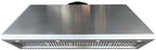 CHETTO C Insert Range Hood 60'' 4-Speeds 1260 CFM Stainless Steel Ducted Kitchen Vent Hood with Baffle Fillters, Ultra Quiet, Powerful Suction