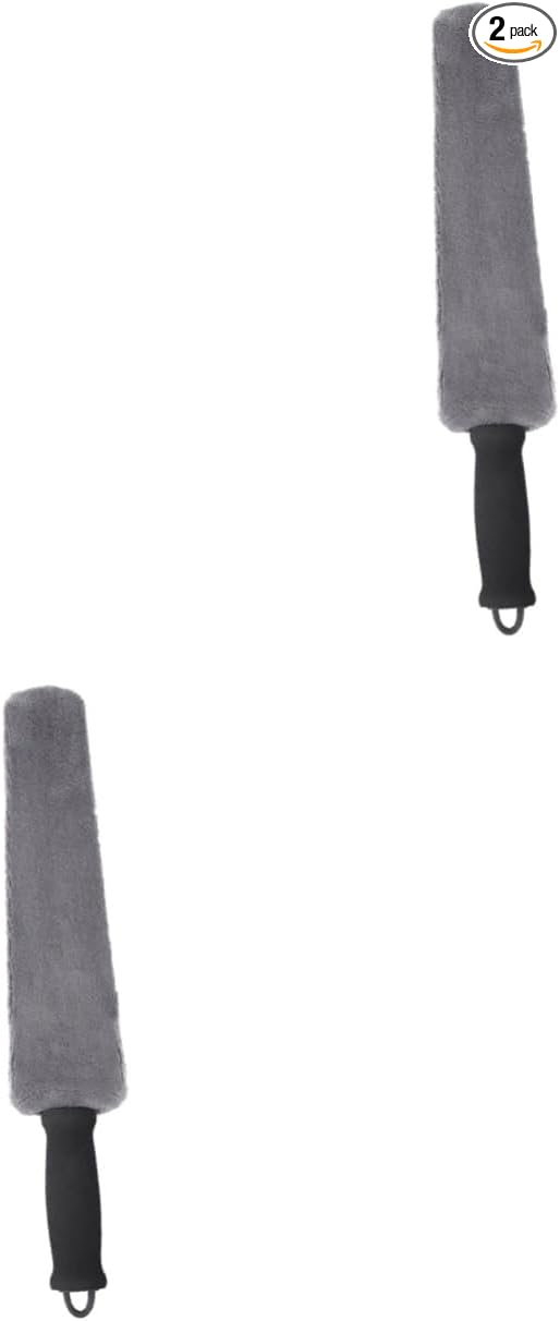 SOLUSTRE 2pcs Cleaning Brush Ergonomic Detail Tool for Vehicle Air Conditioner Outlet Cleaning Lightweight Portable Soft Bristles for Scratch Dust Removal for Home Office Use