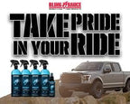 Bling Sauce Platinum: Leather Sauce, 2 in 1 Cleaner and Conditioner for Interior Leather Surfaces, Cars, Trucks, Motorcycles. Nourish Your Leather without the Greasy Look/Feel, Spray On-Wipe Off. 24oz