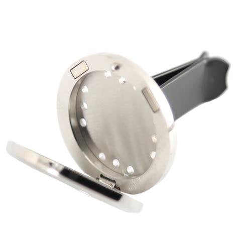 (JUMBO Aromabug) 38mm (1-1/2 in. dia.) "THE ORIGINAL" Stainless Steel. 7 pads and 1 oil.