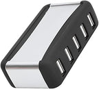 USB 7‑Port Hub Multi USB Port Expander Fast Data Transfer USB Splitter HighSpeed Extender with Power Supply 100‑240V for Laptop Desktop Computers Notebooks (US Plug)