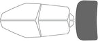 Avery Dennison NR Nano Ceramic IR Window Tint Kit Compatible with Kia EV6 2022-2024 - Rear Windshield Precut Kit - 35%