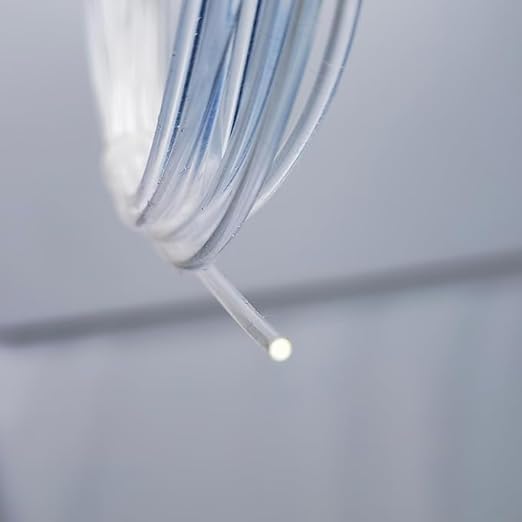 1Pcs PMMA Side-Light Optical Fiber Cable 4mm(0.16in) *3.5M(11.48ft) for LED Light Guide in Home, Hotel.