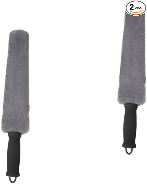 PRETYZOOM 2pcs Car Vent Brush Cleaner Tool Mini Soft Bristles Detailing Brush for Automotive Air Conditioner Vents Safe for Scratch Cleaning Tight Spaces