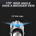1080P 3Channel Dash Camera for Car Front and Rear Inside Dashcam Car Video Recorder,170°Wide Angle Vehicle Cam,WDR,G-Sensor,2’’ IPS Screen,Loop Recording,Night Vision (3Channel Dash Cam Without Card)