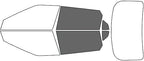 Avery Dennison NR Nano Ceramic IR Window Tint Kit Compatible with Kia EV6 2022-2024 - Back Precut Kit - 35%