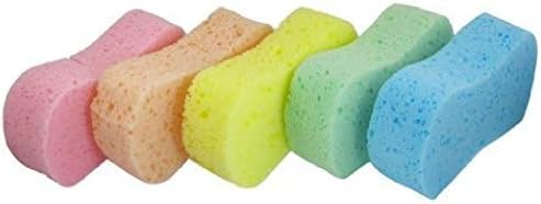 GBSTORE 5 Pcs Assorted Color Car Wash Sponge Set Bone Design Cleaning Polishing Foam Wear-resistant Clean Tools