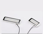 Automotive Door Handle Lights,12V 4pcs LED Interior Lights Multicolor Universal Fit for Car Interior Atmosphere Light (White)