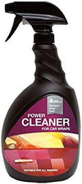 Avery Dennison Power Wrap Care Cleaner in Black - Removes Dust, Light Dirt, Fingerprints - Multipurpose Cleaning Fluid for Vinyl Protection Films
