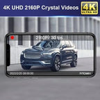 Fitcamx 4K Dash Cam Suitable for for Volvo XC90 2023-2026 Plug-in Hybrid B5 B6 T8 (Model B), OEM Factory Look, UHD 2160P Video, Built-in WiFi & APP, Loop Recording, G-Sensor, Plug & Play, 64GB Card