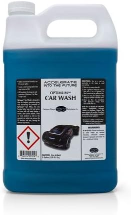 Optimum Car Wash Soap For Professional Auto Detailing or DIY Car Washing, Bucket Wash, or Use with Foam Sprayer or Foam Cannon (1 Gallon)