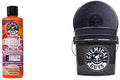 Chemical Guys CWS21516 Sticky Snowball Ultra Snow Foam Car Wash Soap, 16 fl. Oz ACC161 Heavy Duty Smoked Obsidian Black Detailing Bucket