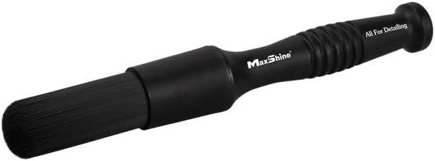 Maxshine Professional Exterior Detailing Brush | Heavy-Duty Stiff Bristle Brush for Wheels, Rims & Tires | Large Off-White Durable Car Detailing Tool for Exterior Cleaning & Auto Care