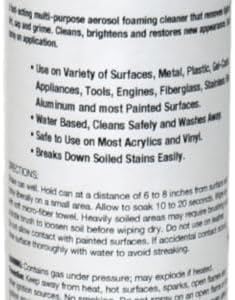 Hardline Products USA RX Cleaner Degreaser – Multi-Surface Foaming Spray for Motorcycle, Boat, ATV, UTV & RV – Heavy Duty Grease Remover Safe on Plastic, Fiberglass & Metal – Eco-Friendly – 18 oz