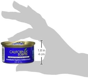 California Scents Spillproof Can Air Freshener Eco-Friendly Odor Neutralizer for Home, Car, & Much More, Newport New Car, 1.5 oz, 12 Pack