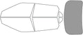 Avery Dennison NR Nano Ceramic IR Window Tint Kit Compatible with Kia EV6 2022-2024 - Rear Windshield Precut Kit - 50%