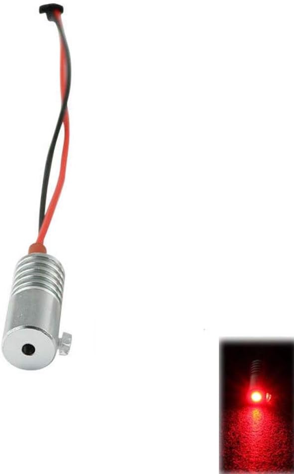 3mm 5meters/16ft PMMA Optic Fiber Cable Side Glow With 12V 1.5W LED Aluminum Illuminator Light Source For Home Car DIY (Red)