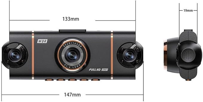 4 Channel Dash Cam for Cars Front Rear Inside & Left Right,360° Dash Cam Front Rear Inside & Left Right, 4K+1080P*3 FHD Car Camera, 5GHz WiFi & App Control,24H Parking Mode,G-Sensor,Loop Recording