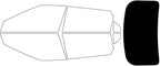 Avery Dennison NR Nano Ceramic IR Window Tint Kit Compatible with Kia EV6 2022-2024 - Rear Windshield Precut Kit - 5%