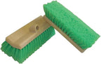 MICRO TEC 10" Truck Wash Brush Head - Soft Bristle Car Wash Brush, RV Boat Cleaning Brush, Bi-Level Auto Detailing Brush, Chemical Resistant Vehicle Wash Brush Head, Green - Pack of 1