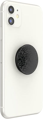 PopSockets Adhesive Phone Grip, Holder, Phone Stand, Black - Lace Noir