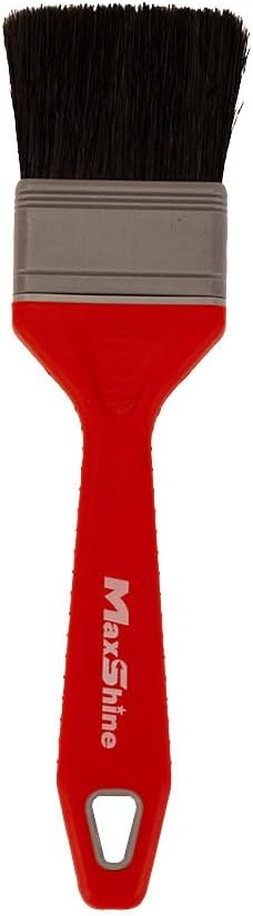 Maxshine Medium Flat Detailing Brush | Versatile Soft-Grip Cleaning Tool for Interior, Wheels, Trim & Crevices | Scratch-Safe, Durable, Ergonomic Auto Detailing Accessory