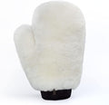 OKAYDA Natural Lambskin Wool Car Wash Mitt Extra Large Size Scratch-Free Sheepskin Wash Mitt