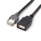 Aftermarket Android Car Radio Stereo 4 Pin Original USB Cable Adapter Male to USB Plug Connector Cord Compatible for KIA Hyundai Tucson Elantra Mistra