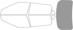 Avery Dennison NR Nano Ceramic IR Window Tint Kit Compatible with Kia EV6 2022-2024 - Rear Windshield Precut Kit - 50%