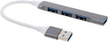 USB Hub Multi-Port Expander for Laptop and PC with USB Extender Cable Dark Gray for Keyboard Mouse and Gaming Accessories for Desk and Car Use