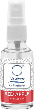 G's Breeze Red Apple Air Freshener – Crisp and Juicy Fragrance of Fresh Apples – Refreshing and Invigorating Aroma for Home, Car, or Office – Brighten Your Space with Fruity Freshness