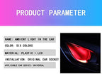Automotive Door Handle Lights,12V 4pcs LED Interior Lights Multicolor Universal Fit for Car Interior Atmosphere Light (Blue)