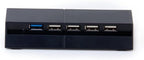 Port USB High-Speed Expander Hub for Console Includes USB Ports Compact Indicator