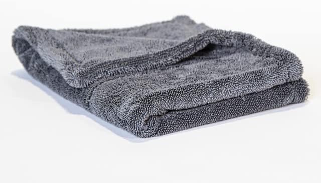 Luxury Microfiber Sucker Jr Drying Towel - Grey 1400gsm