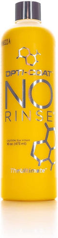OPTI-COAT - No Rinse Ceramic Rinseless Car Wash - Premium Version of ONR, Enhanced with SiO2 & UV Inhibitors, Safe for Coated & Uncoated Vehicles, Paint, Glass & Interior (16oz)