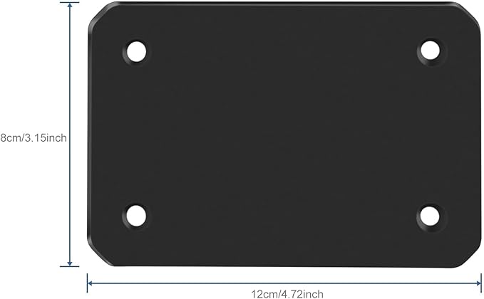 2X Metal Plates for VK7 Magnetic Backup Camera