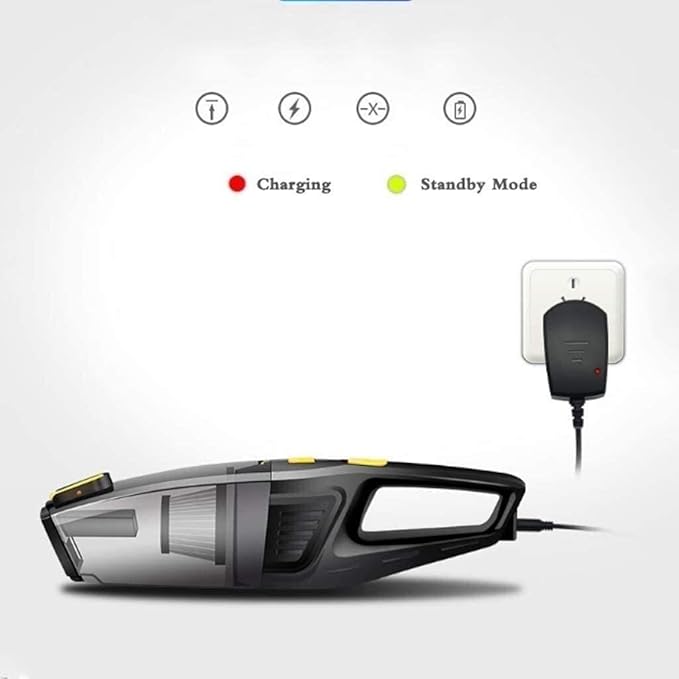 Car Vacuum, Portable Car Vacuum Cleaner High Power 120W/3500Pa,12V Wet/Dry Handheld Vacuum Cleaner for Car Detailing and Cleaning Car Interior，Strong suction, strong running time, portable, easy to us