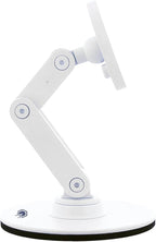 ClikDock Cell Phone Magnetic Wireless Charger Stand, 360° Spin, Aluminum Construction, Compatible with MagSafe Phones for iPhone & Andriod (White)