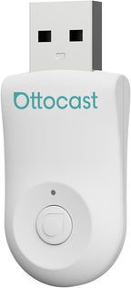 OTTOCAST Mini 2025 Wireless CarPlay & Android Auto 2-in-1 Adapter, Plug & Play, 5GHz WiFi, Auto Connect for iPhone & Android, Fits 98%+ OEM Wired CarPlay Cars