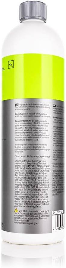 KOCHCHEMIE Mehrzweck-reiniger (Mzr) - Alkaline Deep Cleaner for Removing Oil, Grease, Ink, Soot, Road Fallout & More - Highly Dilutable (1 Liter)