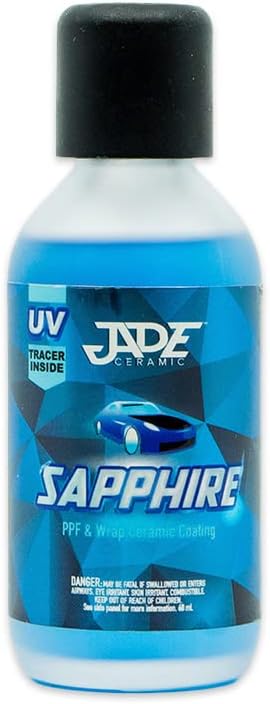 Jade Sapphire - PPF & Vinyl Wrap Ceramic Coating 60CC - Coating Applicator - Up To 2 Years of Durability & Protection From UV Rays & Corrosion