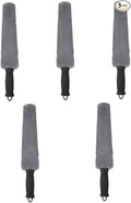 SOLUSTRE 5pcs Car Vent Cleaner Brush Soft Detail Cleaning Tool for Automotive Air Conditioner Outlets Lightweight Duster for Car Interior and Maintenance