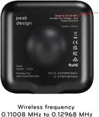 Peak Design Mobile Car Vent Mount, Qi1 Wireless Charging, SlimLink Mounting Technology, Adjustable, Aluminum Construction, 360-Degree Swivel Arm, Compatible with MagSafe Cases